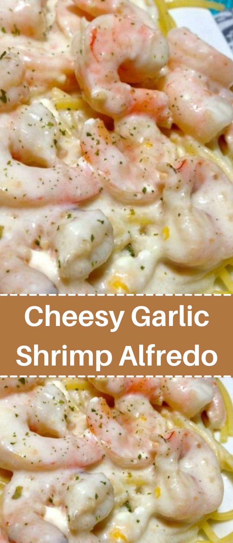 Cheesy Garlic Shrimp Alfredo