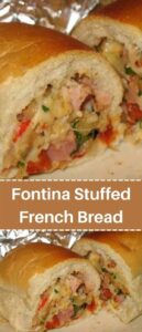 Fontina Stuffed French Bread