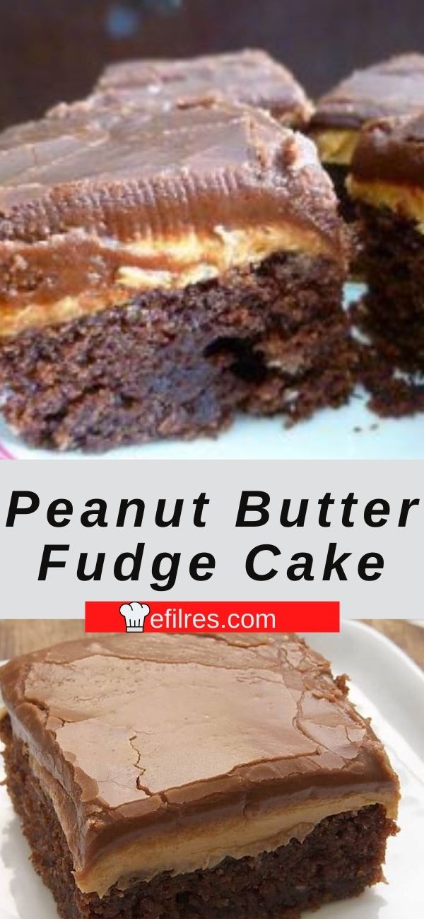 Peanut Butter Fudge Cake