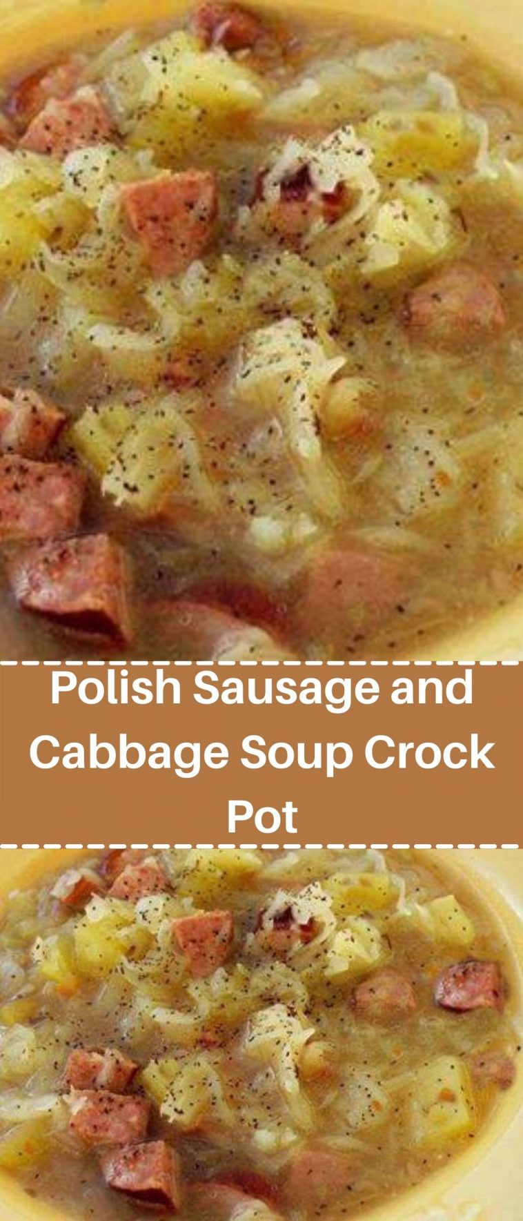 Polish Sausage and Cabbage Soup Crock Pot