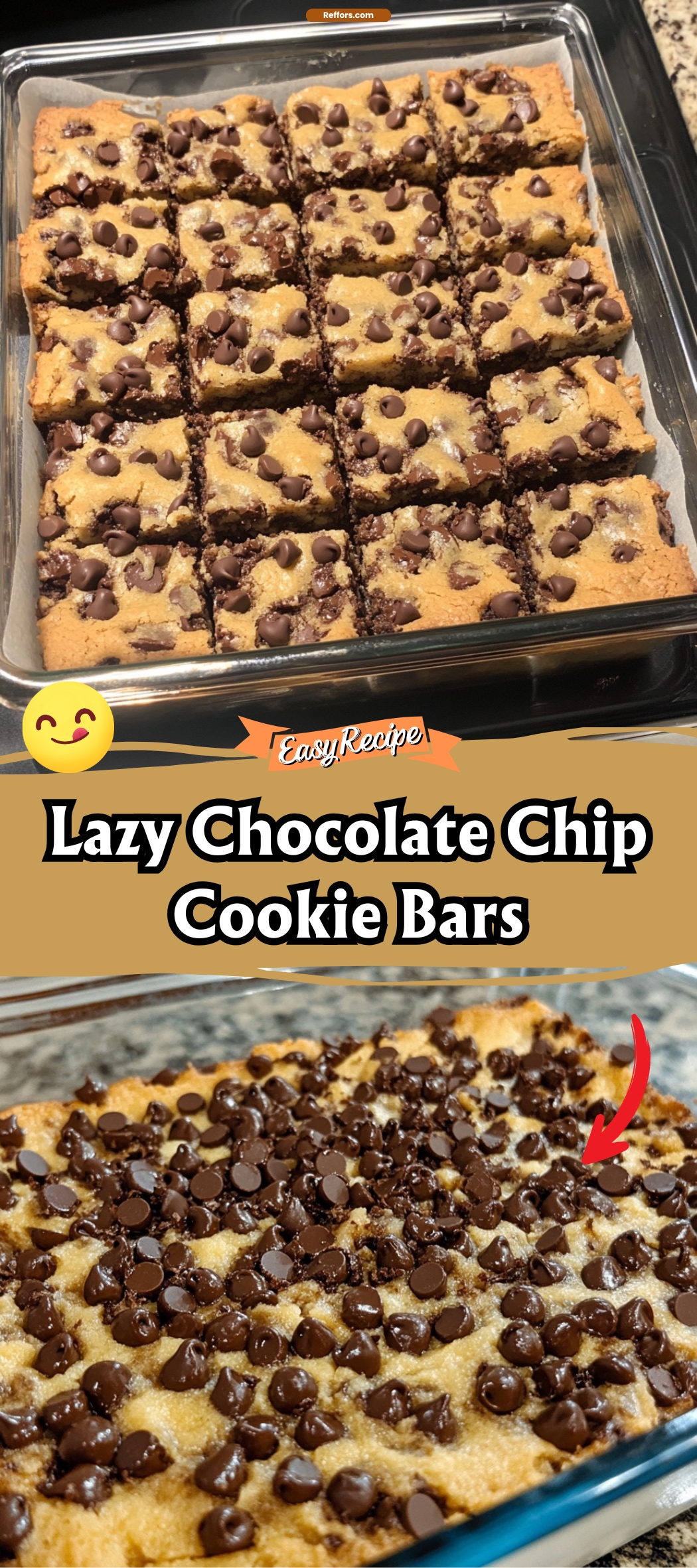 Lazy Chocolate Chip Cookie Bars
