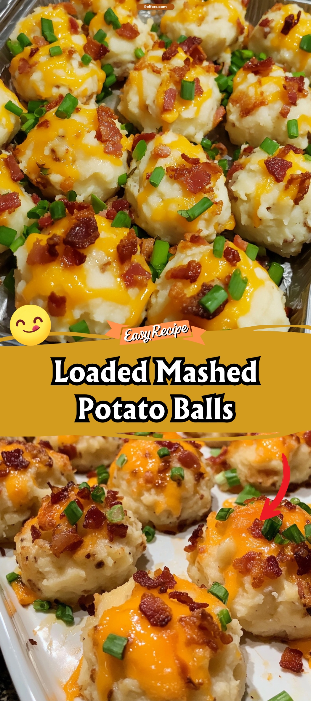 LOADED MASHED POTATO BALLS