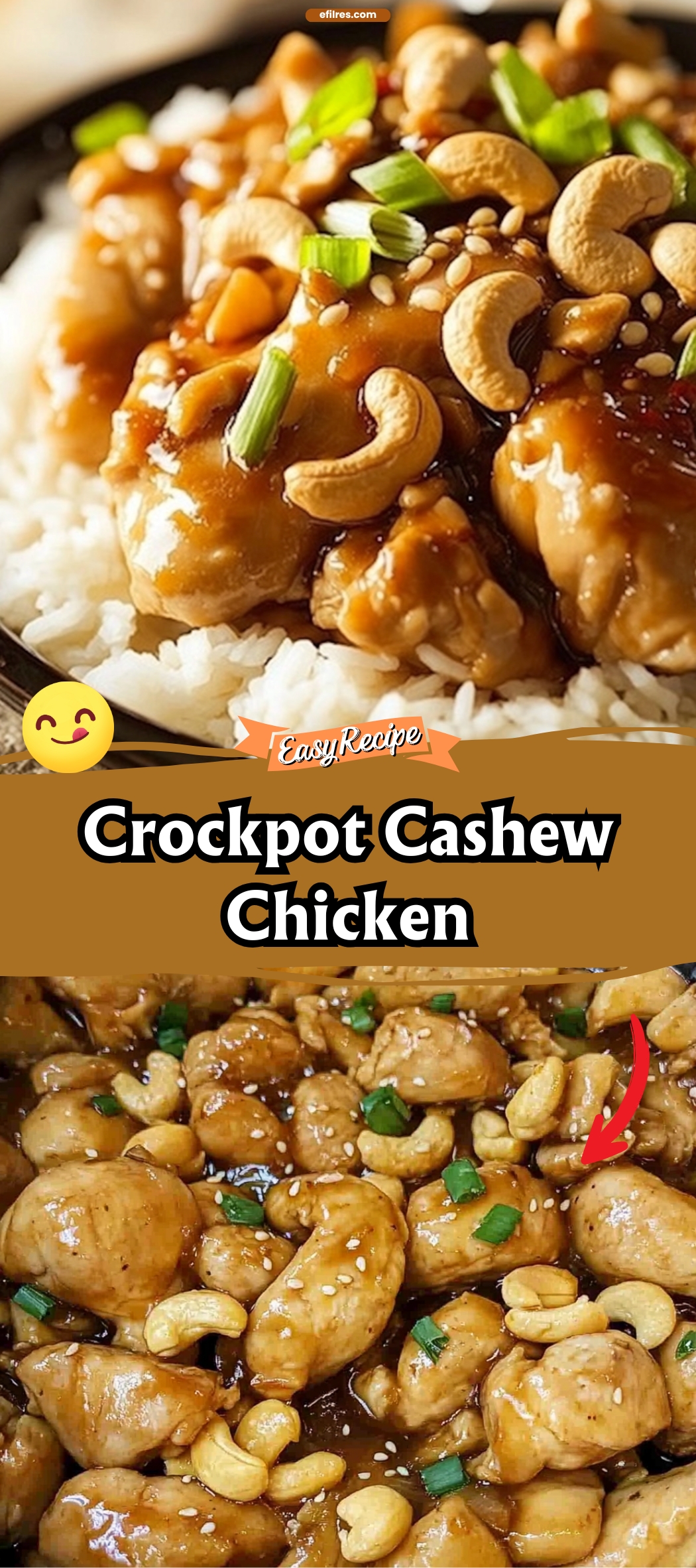 Crockpot Cashew Chicken