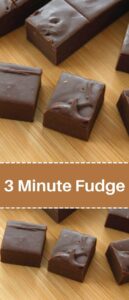 3 Minute Fudge