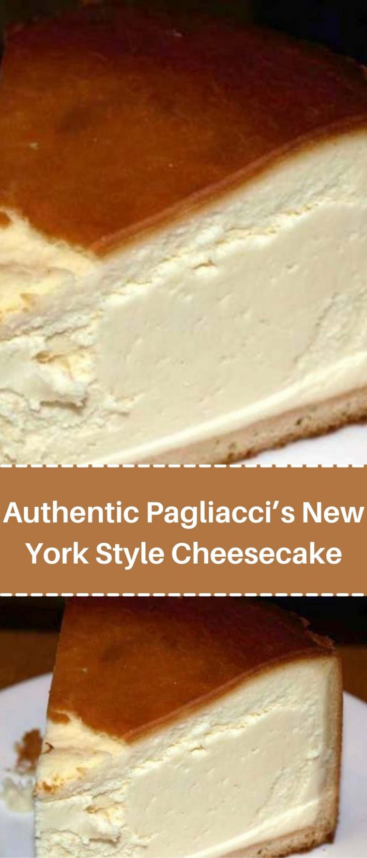 Authentic Pagliacci’s New York Style Cheesecake