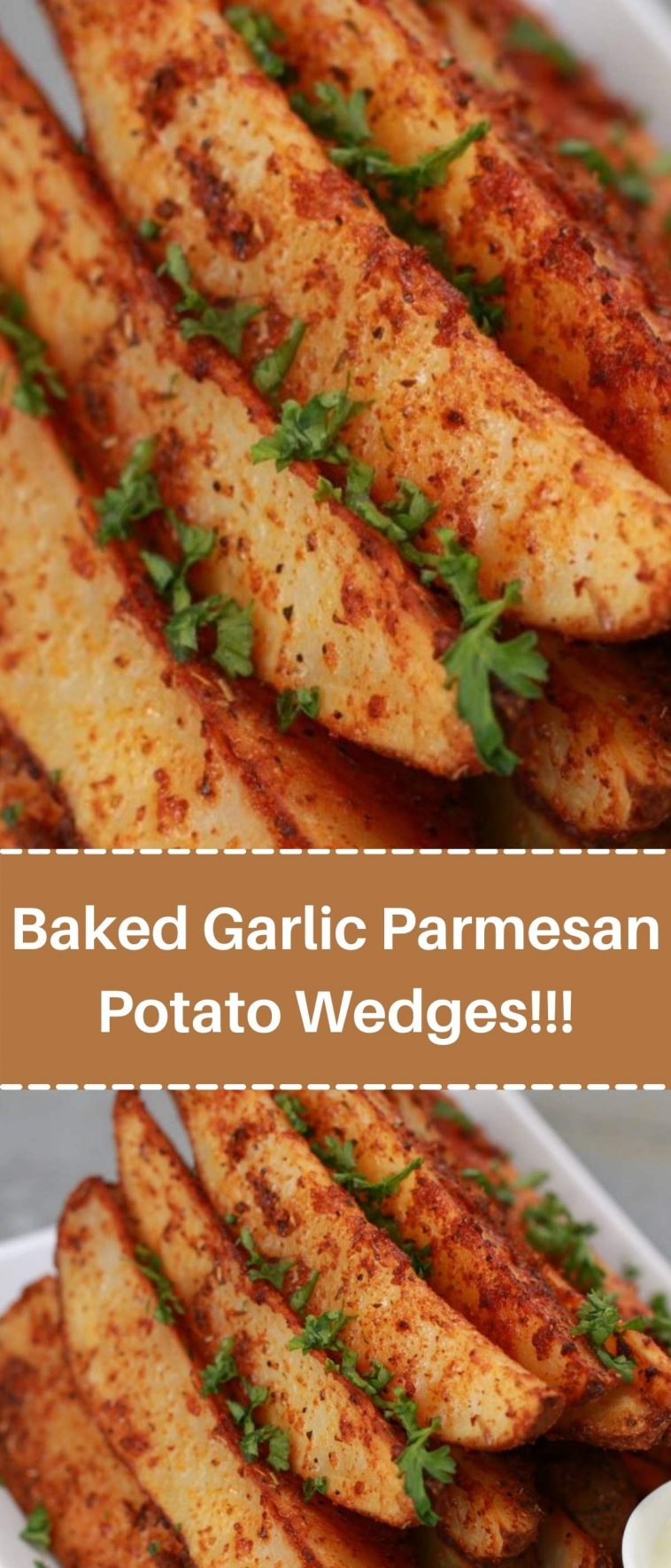 Baked Garlic Parmesan Potato Wedges!!!