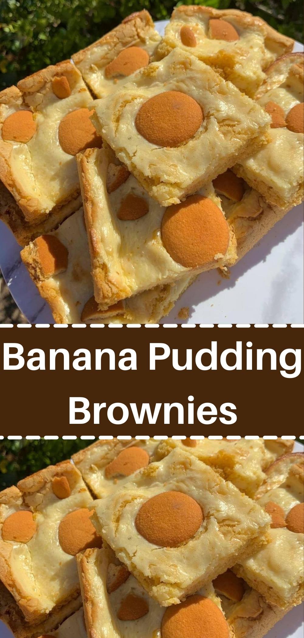 Banana Pudding Brownies