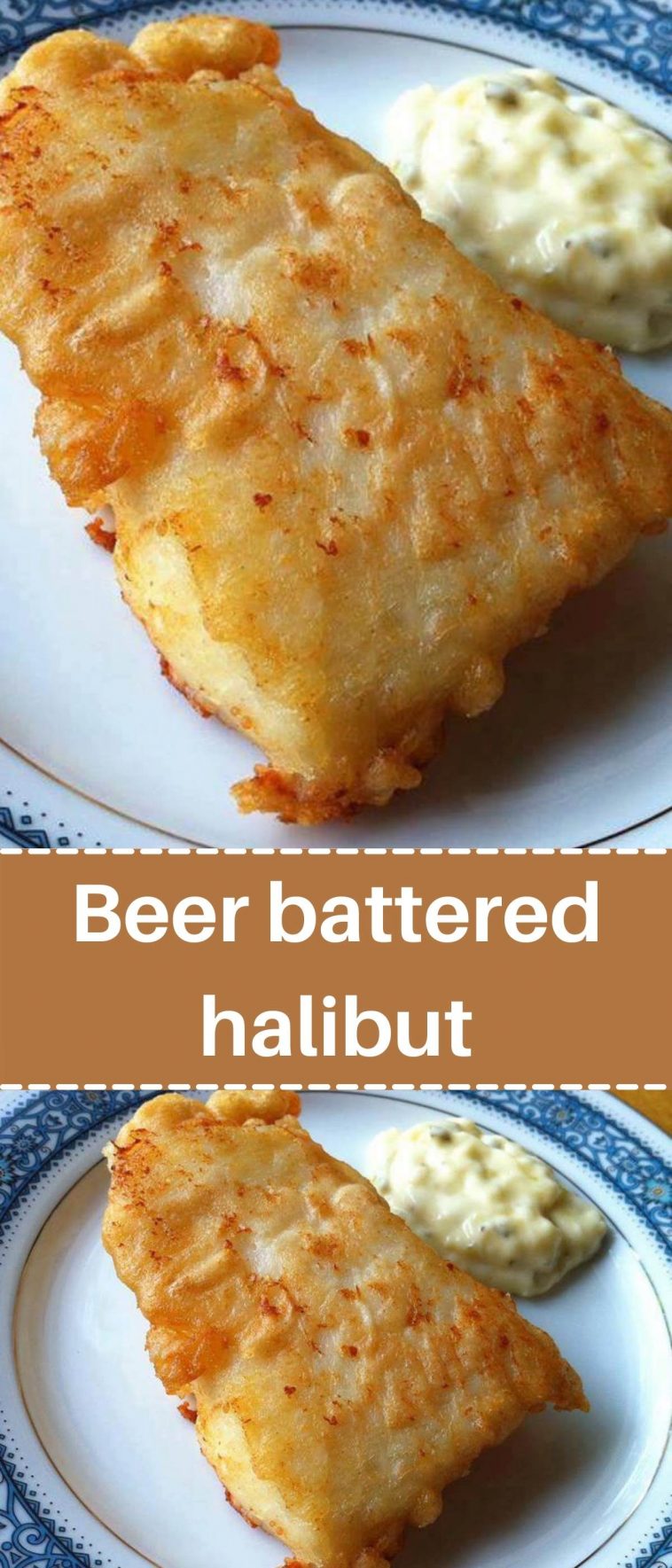 Beer battered halibut