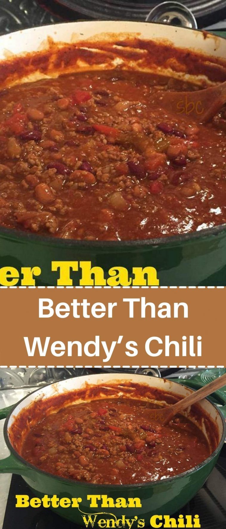 Better Than Wendy’s Chili