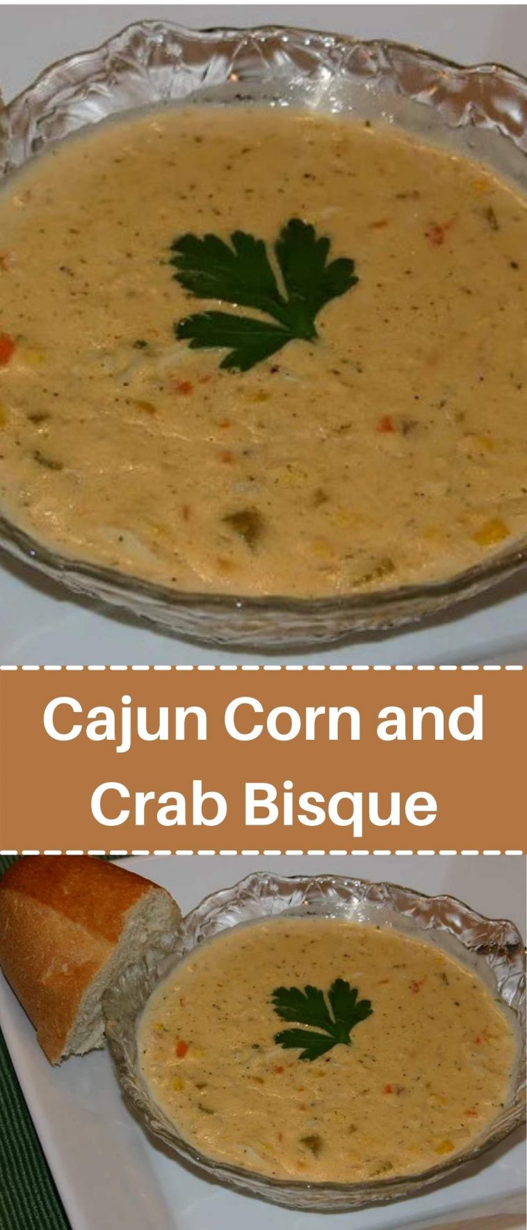 Cajun Corn and Crab Bisque