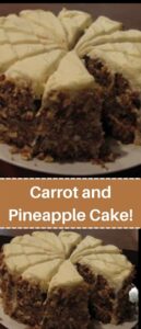 Carrot and Pineapple Cake!
