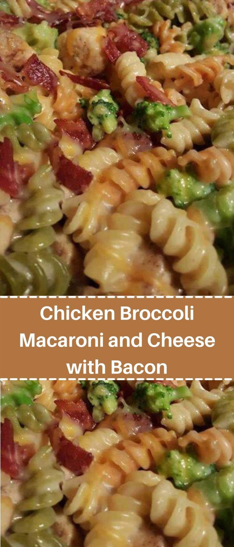 Chicken Broccoli Macaroni and Cheese with Bacon