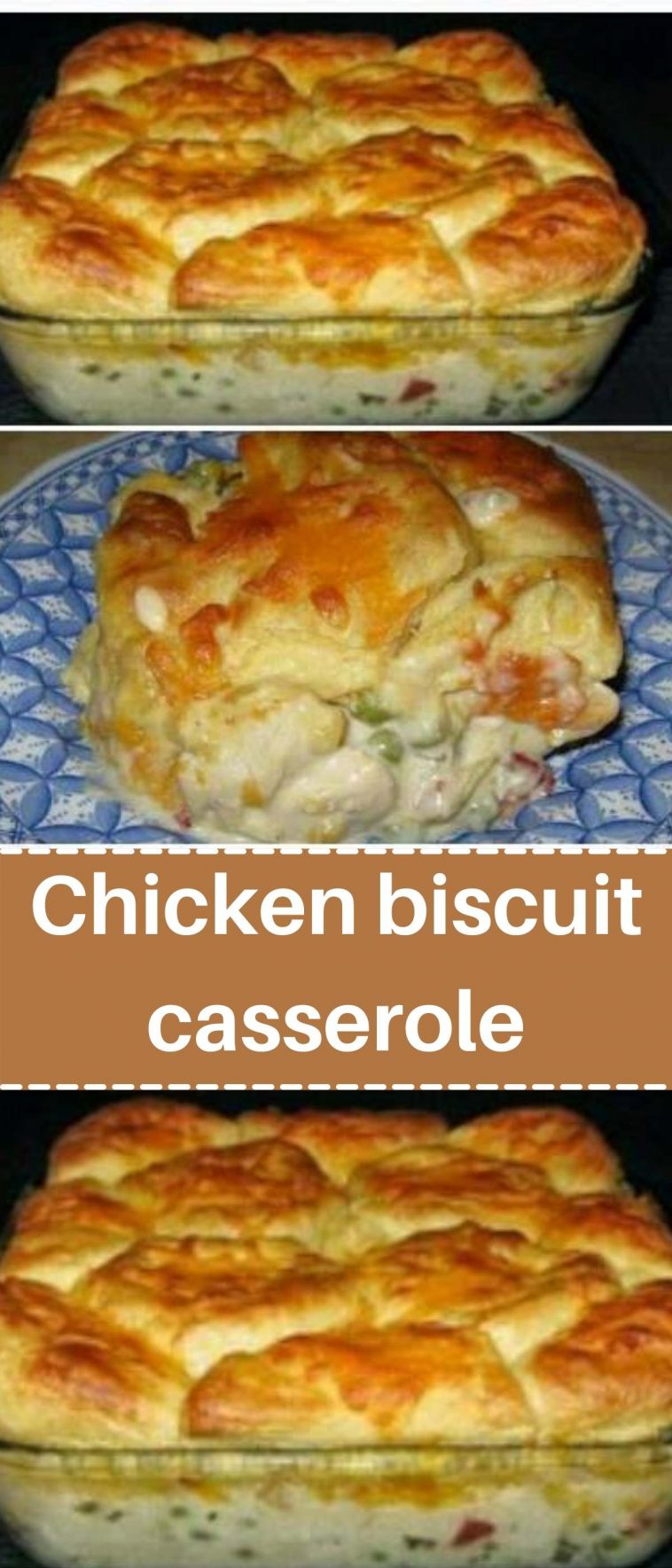 Chicken biscuit casserole