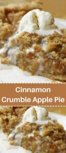 Cinnamon Crumble Apple Pie