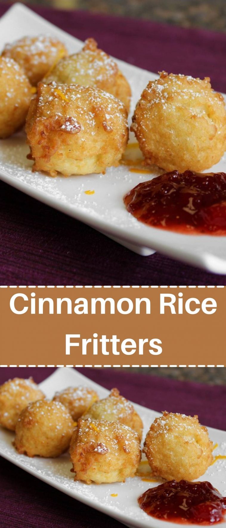 Cinnamon Rice Fritters