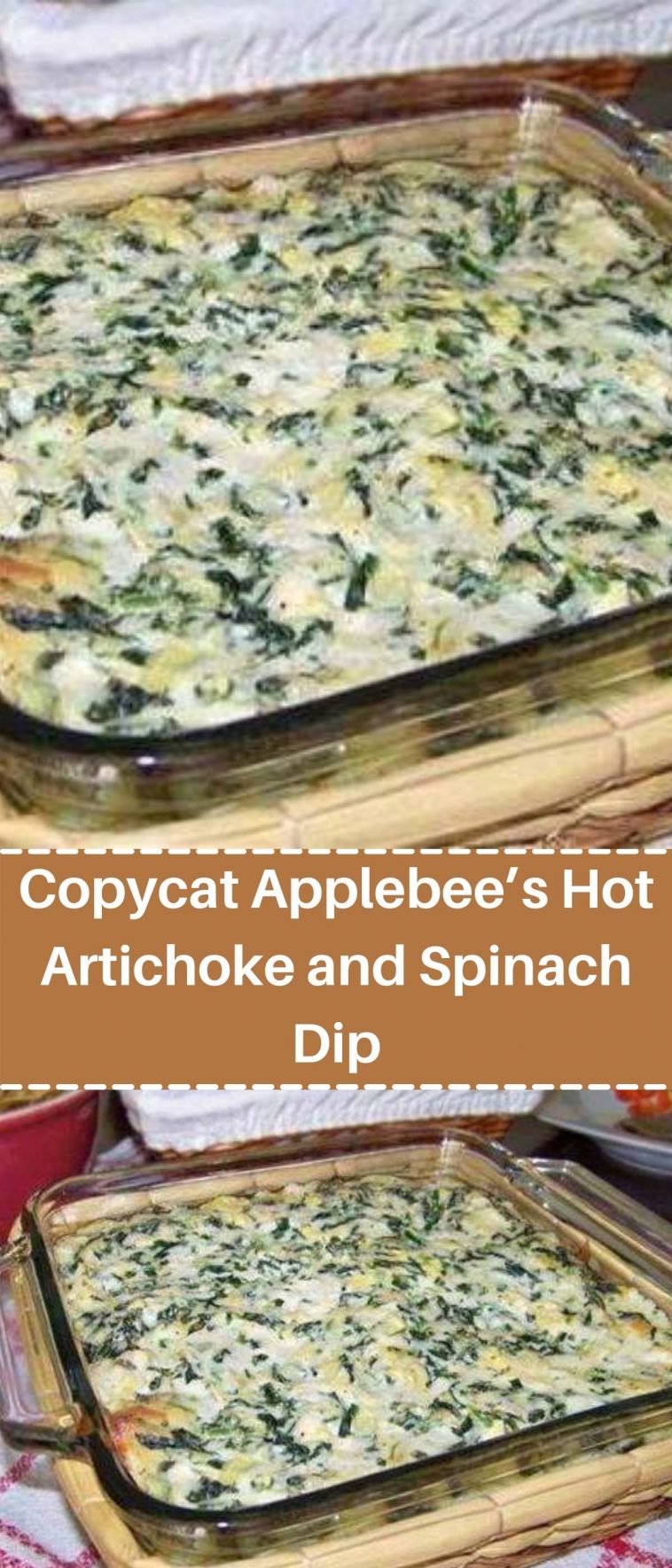 Copycat Applebee’s Hot Artichoke and Spinach Dip