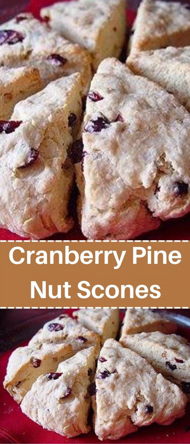 Cranberry Pine Nut Scones