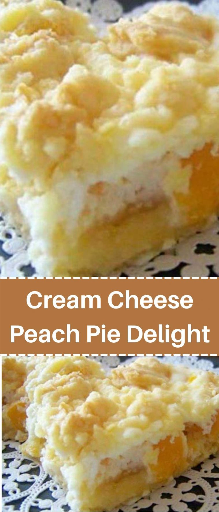 Cream Cheese Peach Pie Delight