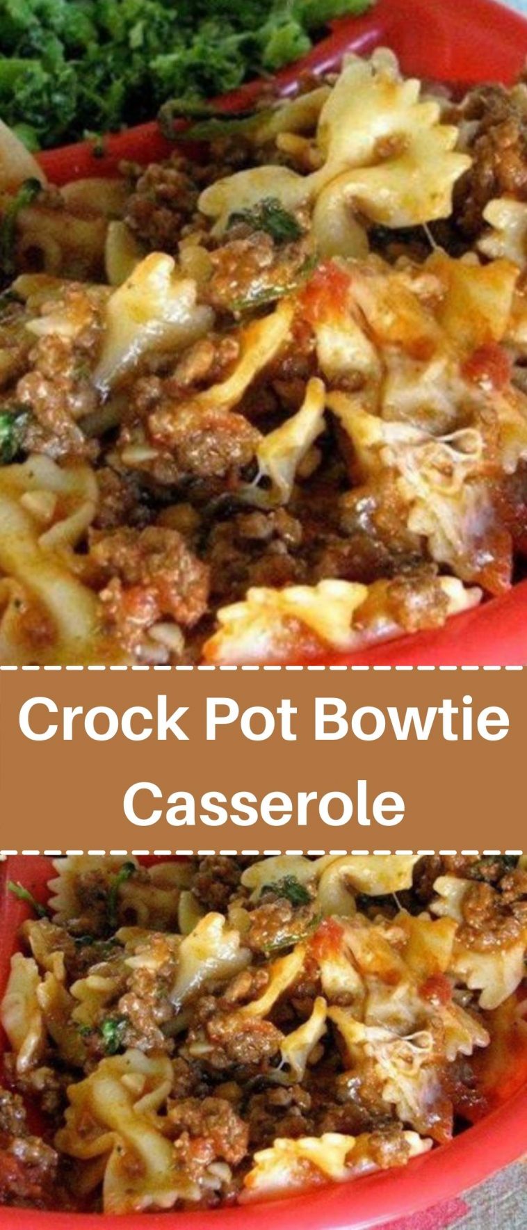 Crock Pot Bowtie Casserole