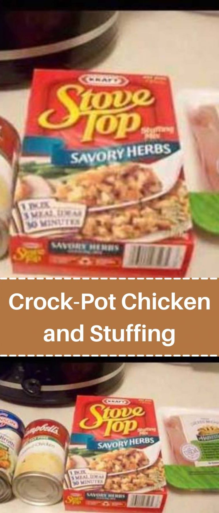 Crock-Pot Chicken and Stuffing