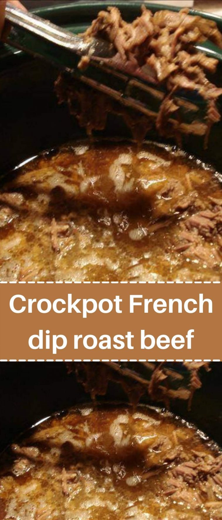 Crockpot French dip roast beef