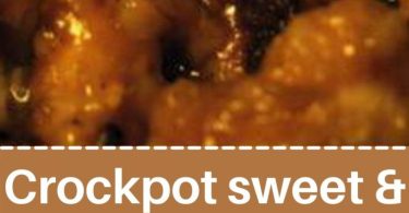 Crockpot sweet & sour chicken