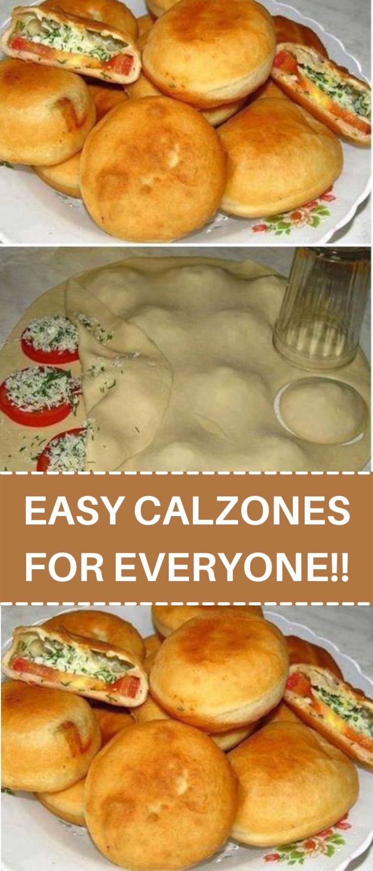 EASY CALZONES FOR EVERYONE!!