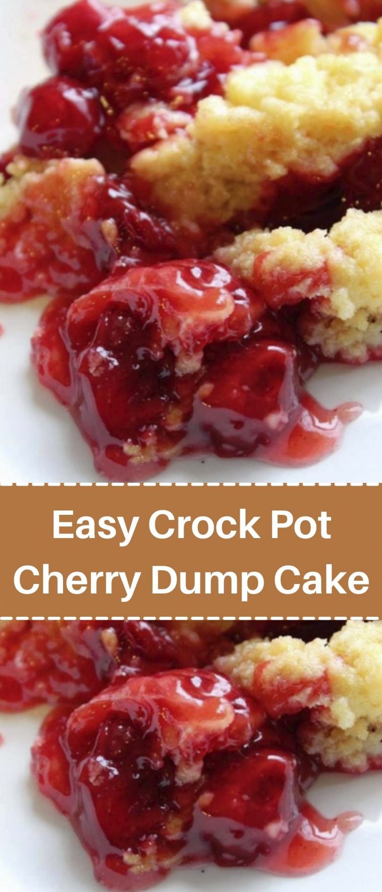 Easy Crock Pot Cherry Dump Cake