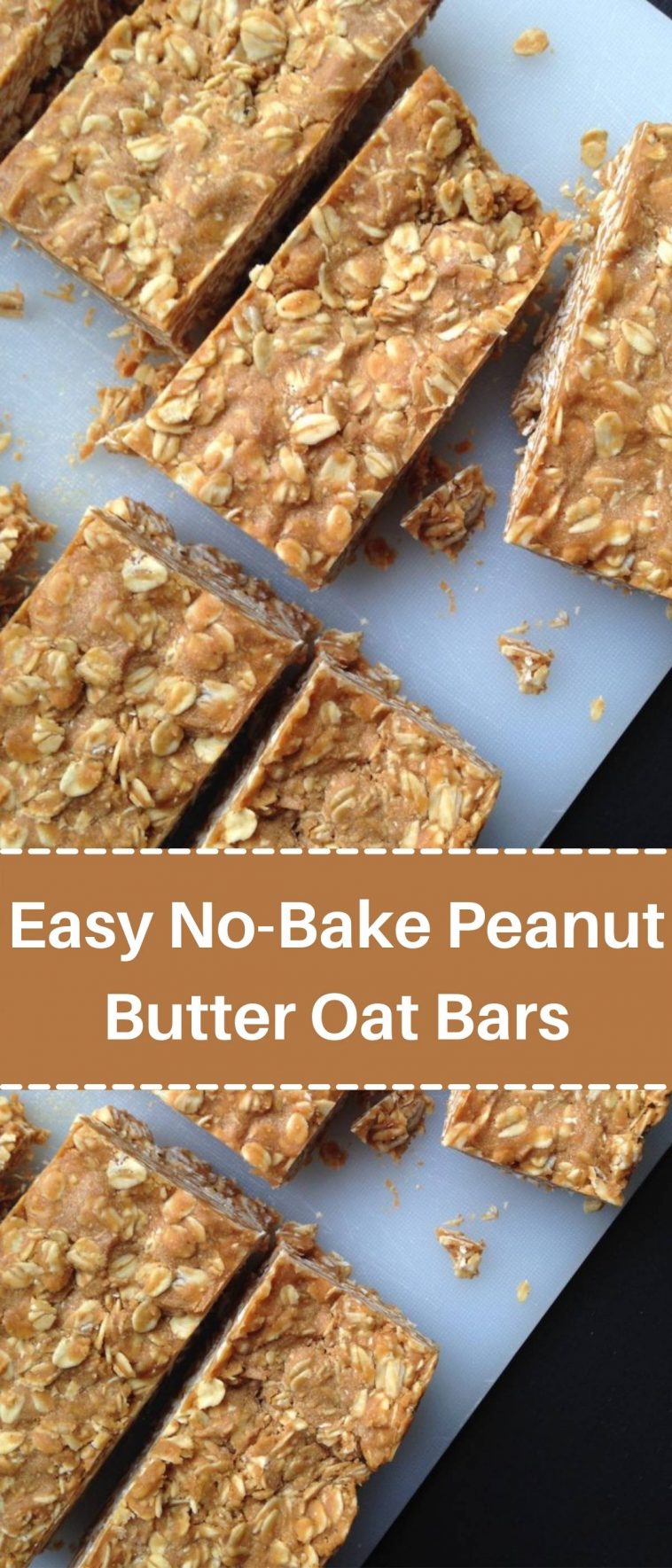Easy No-Bake Peanut Butter Oat Bars