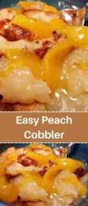 Easy Peach Cobbler
