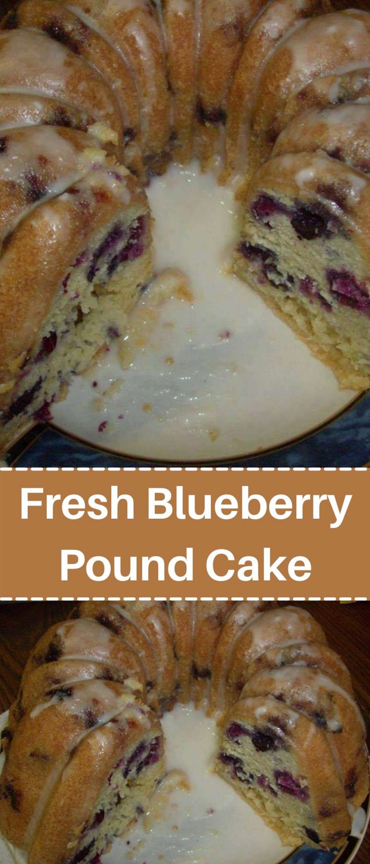 Fresh Blueberry Pound Cake
