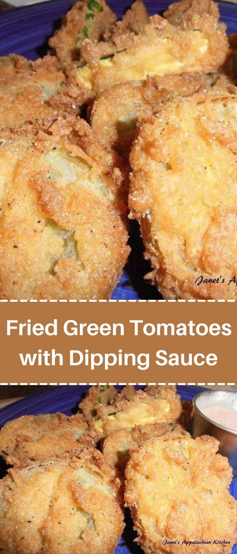 Fried Green Tomatoes with Dipping Sauce