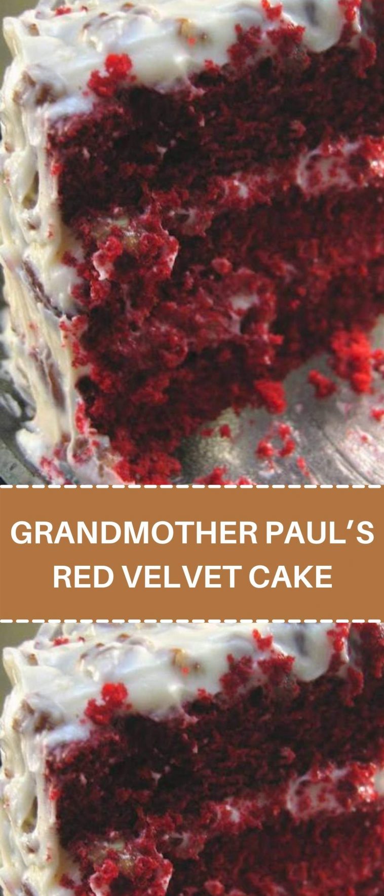 GRANDMOTHER PAUL’S RED VELVET CAKE