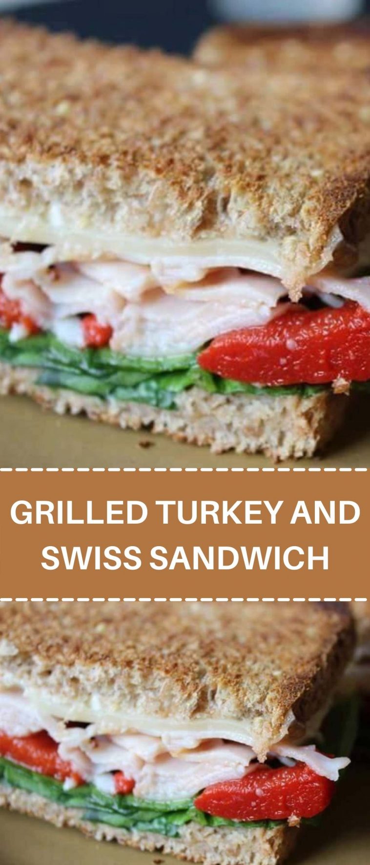 GRILLED TURKEY AND SWISS SANDWICH
