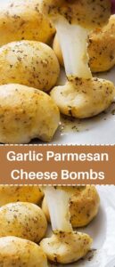 Garlic Parmesan Cheese Bombs