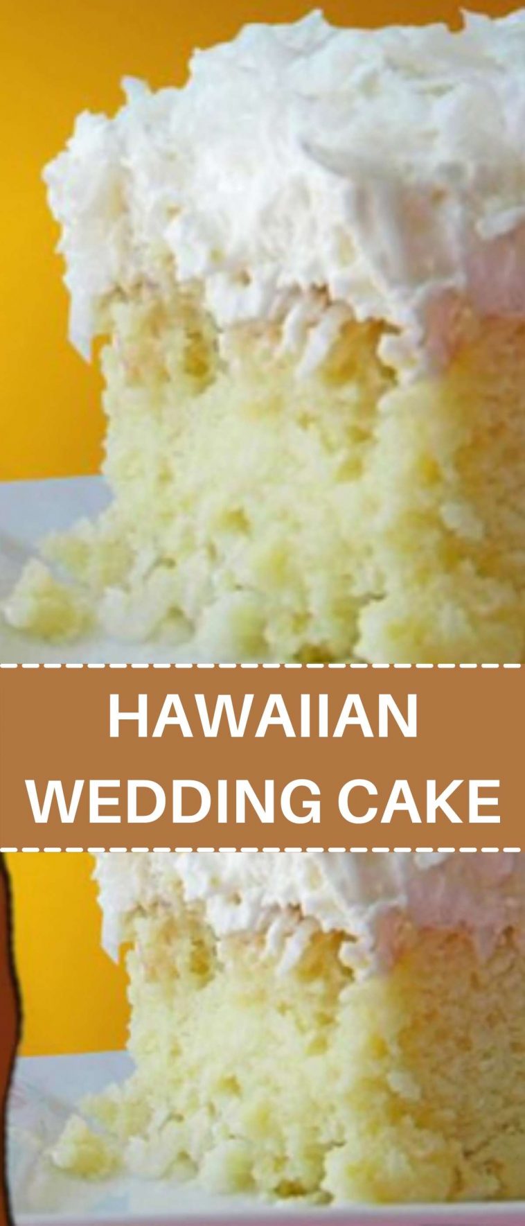 HAWAIIAN WEDDING CAKE