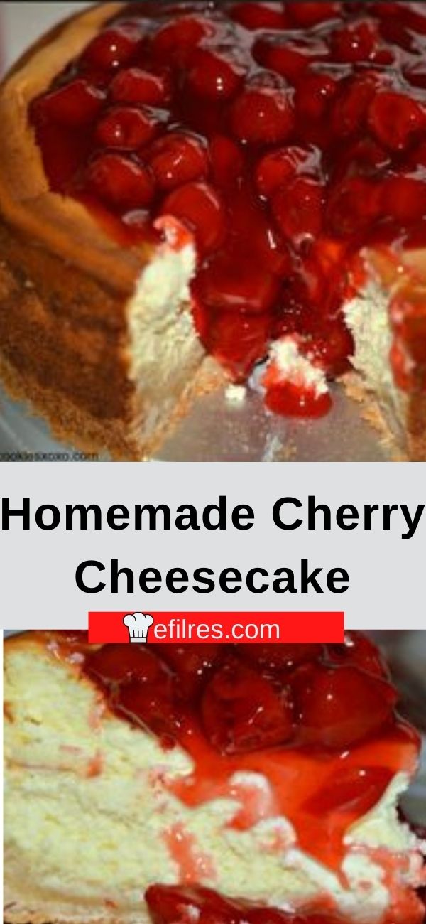 Homemade Cherry Cheesecake