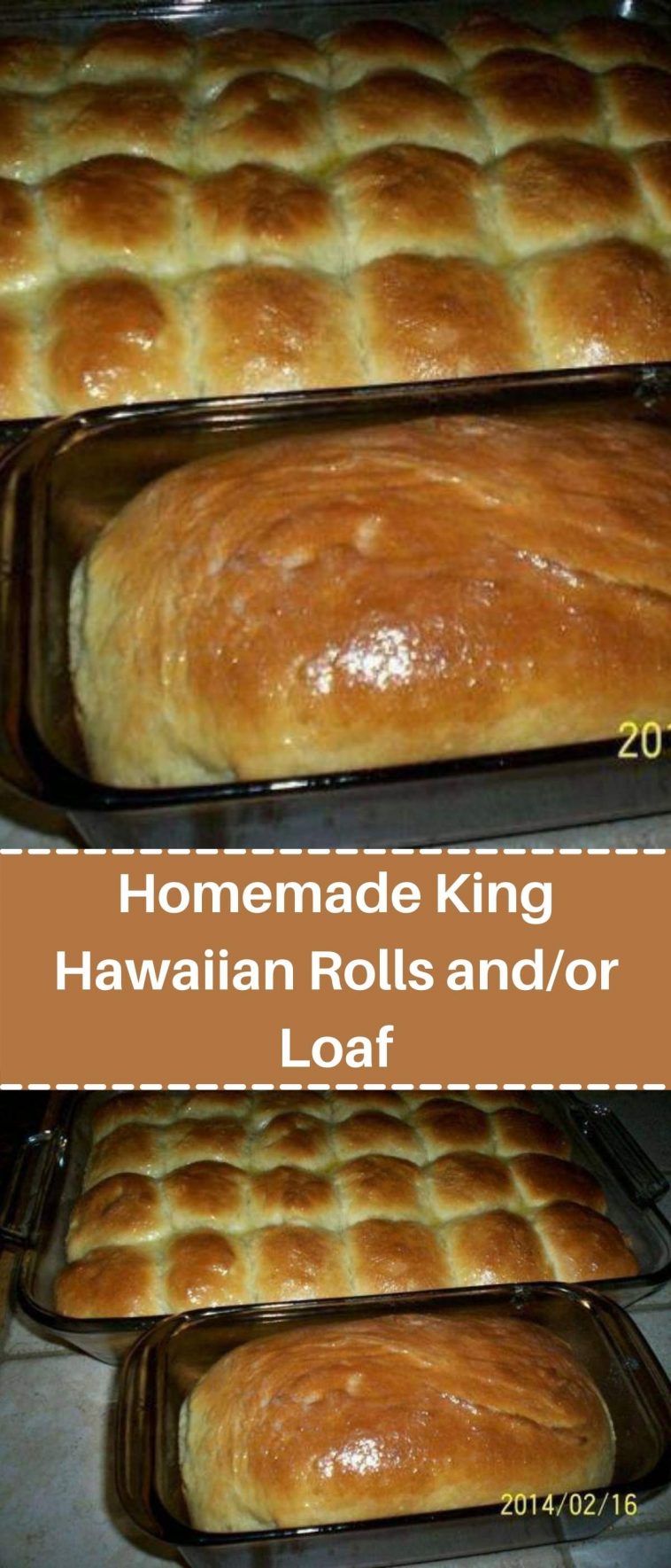 Homemade King Hawaiian Rolls and/or Loaf