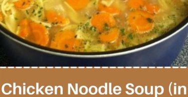 Homestyle Chicken Noodle Soup (in less than 30 minutes!)