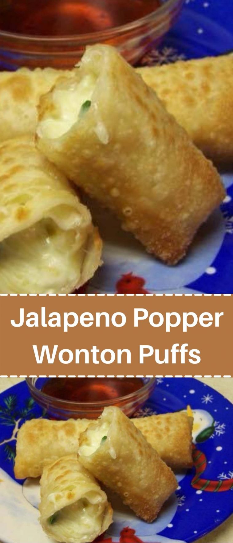 Jalapeno Popper Wonton Puffs