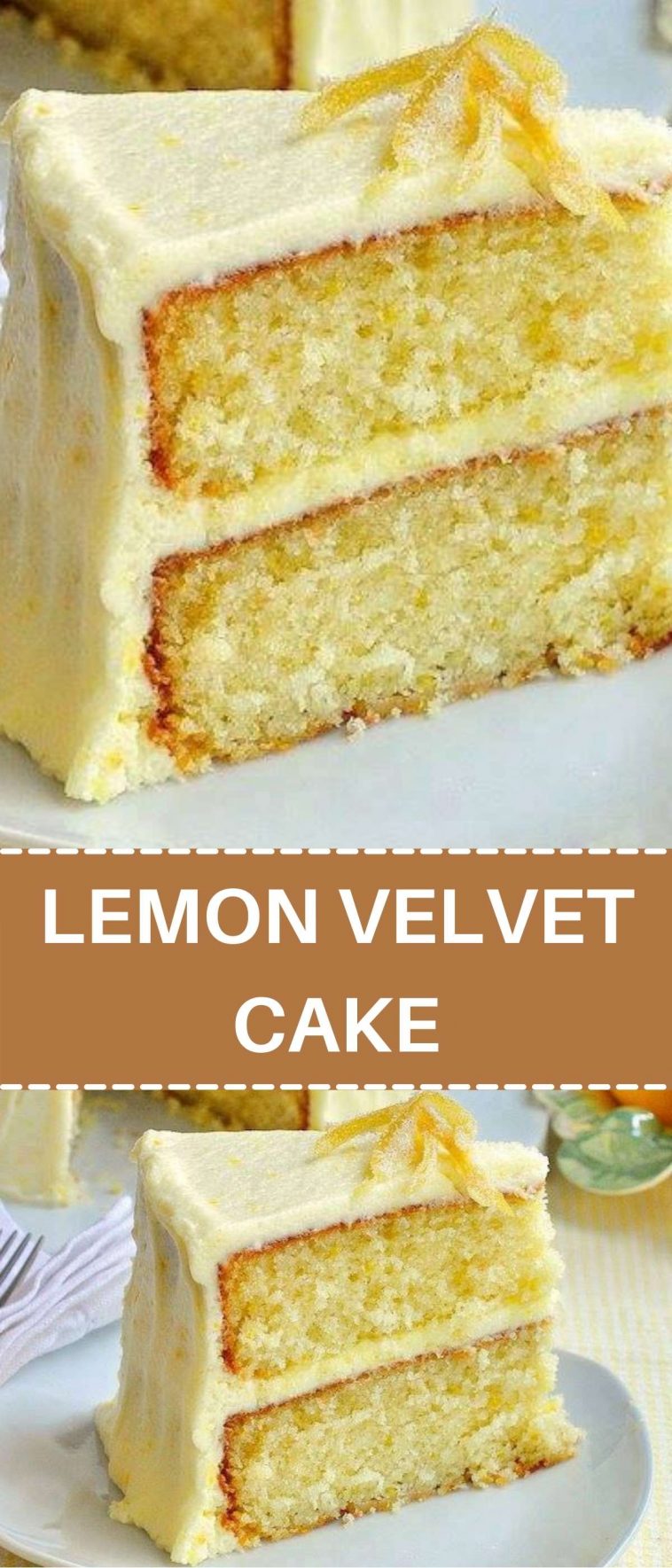 LEMON VELVET CAKE