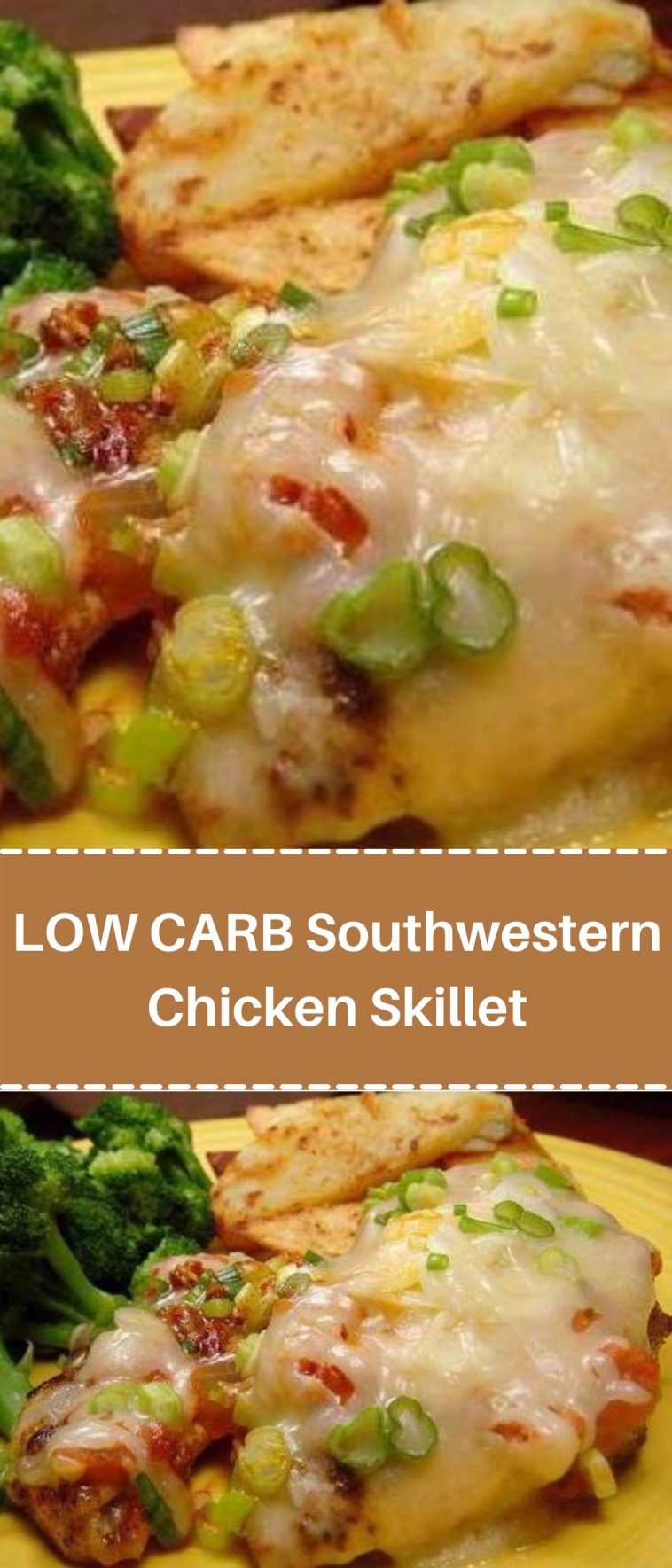 LOW CARB Southwestern Chicken Skillet