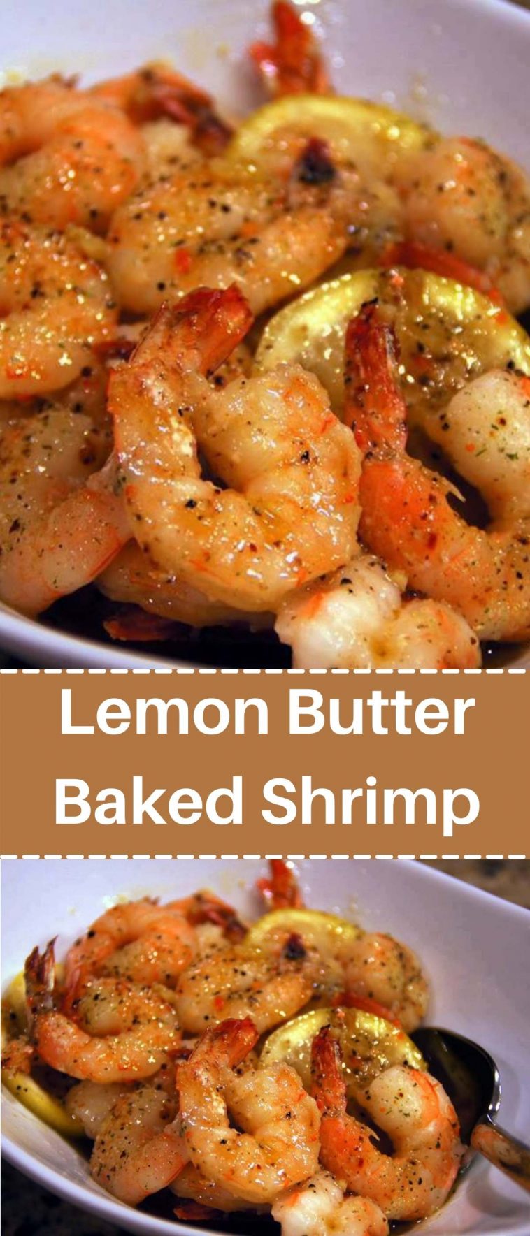 Lemon Butter Baked Shrimp