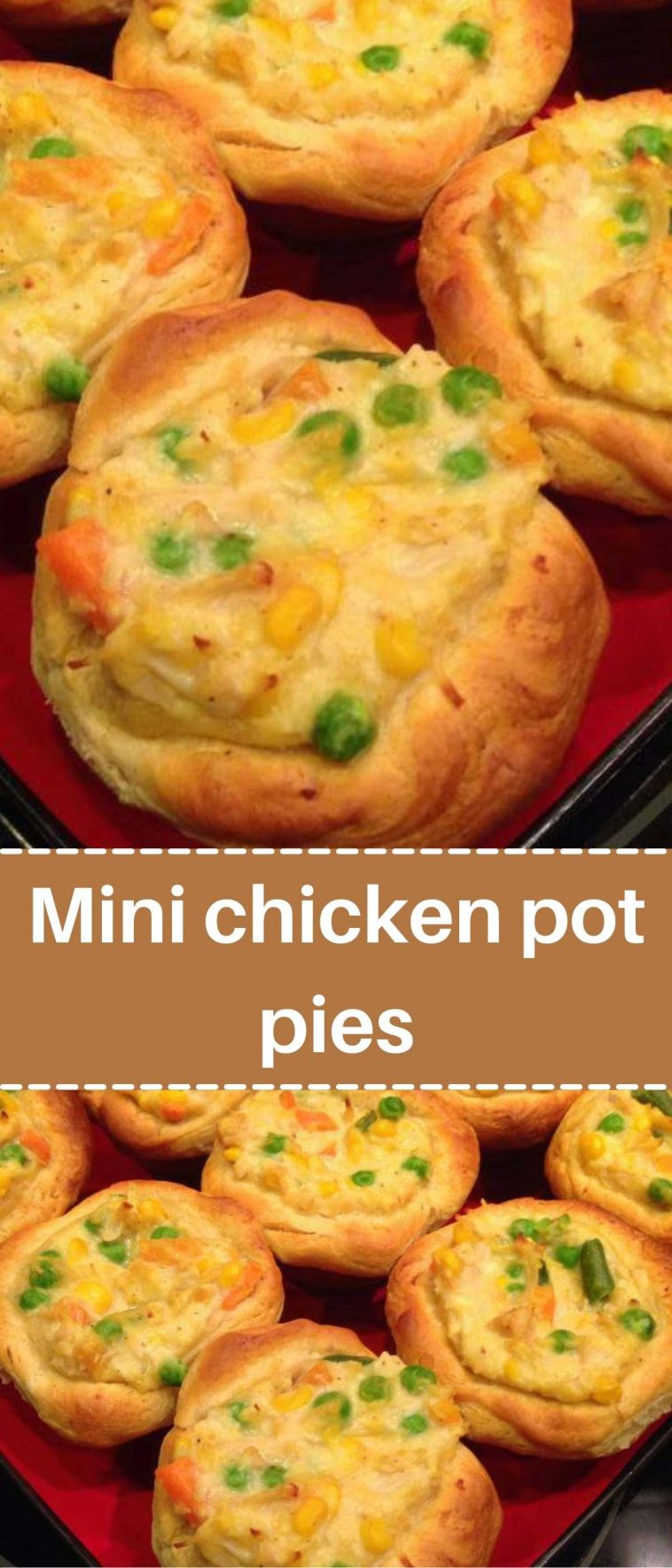 Mini chicken pot pies