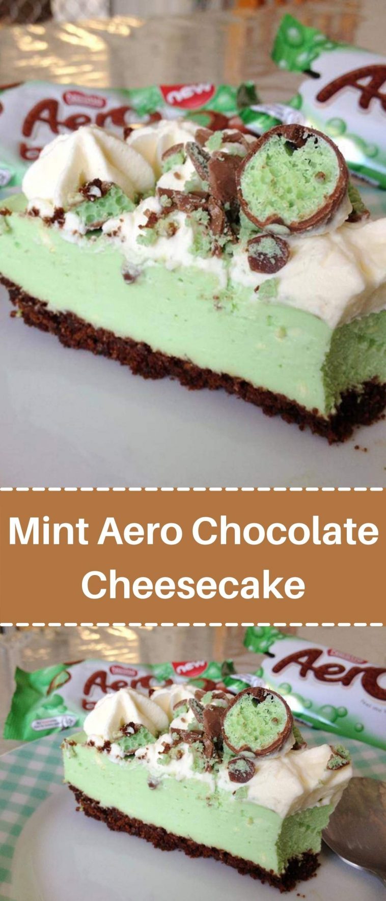 Mint Aero Chocolate Cheesecake
