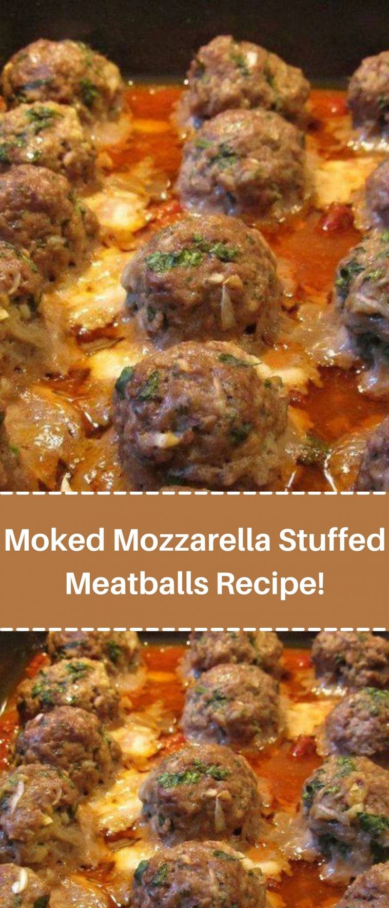 Moked Mozzarella Stuffed Meatballs Recipe!
