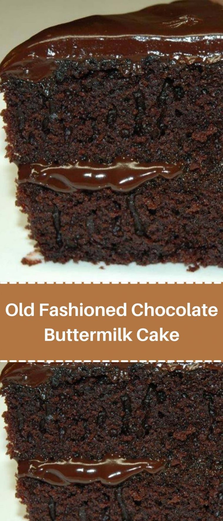 Old Fashioned Chocolate Buttermilk Cake