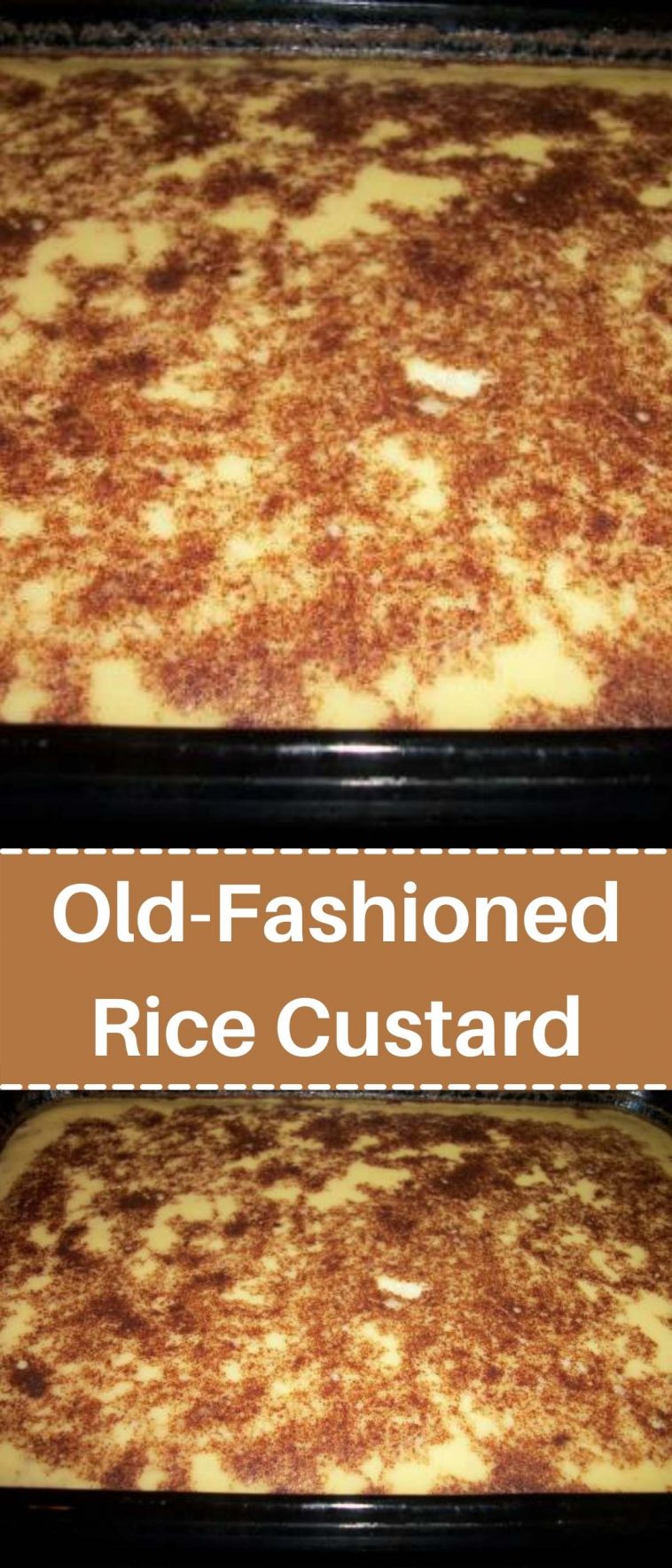 Old-Fashioned Rice Custard