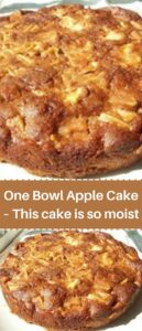 One Bowl Apple Cake – This cake is so moist and rich and just perfect for this time of year. (and easy to make!)