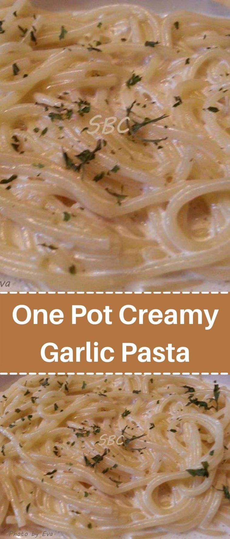 One Pot Creamy Garlic Pasta